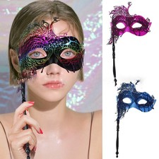 Masquerade Mask Stick Venetian