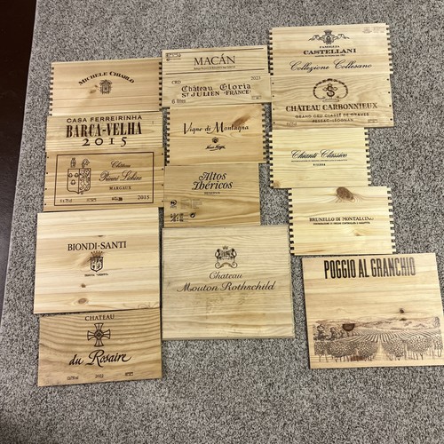 Lot wooden wine - lot,