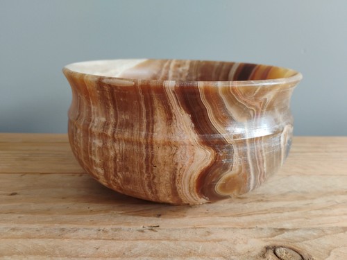 Heavy natural stone bowl fruit - heavy,