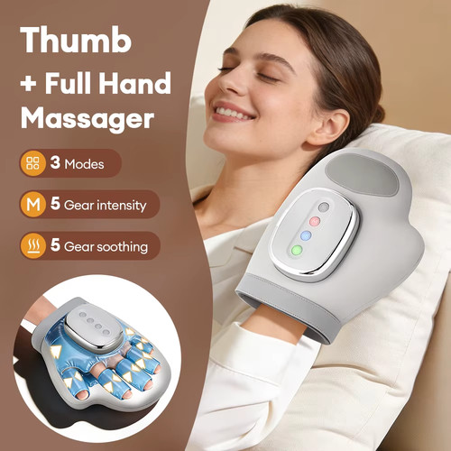 Cordless hand massager with - hand,