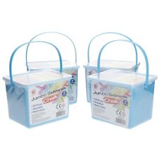 Pavement Chalk Jumbo Assorted Colours Thick 4 X 20 = 80 Sticks