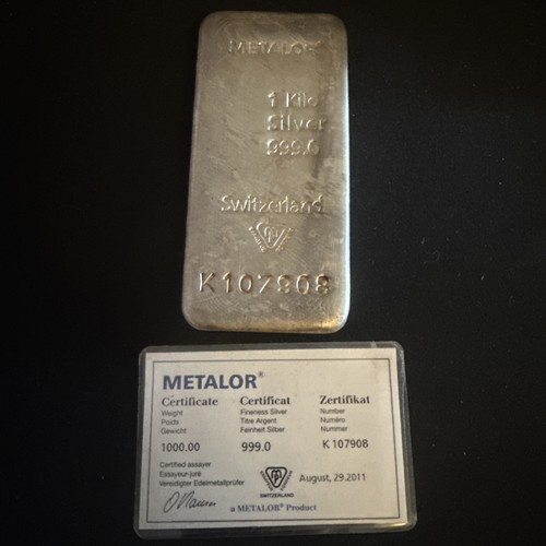 1kg silver metalor - metalor, with