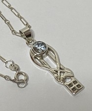 Sterling Silver & Blue Topaz