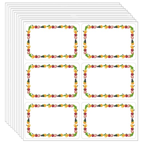 Jam labels for jar 72pcs - for,