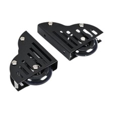 2x Ladder Roller Accessories Set Sliding Library Ladder Hardware Kit Multiuse