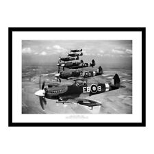 Spitfire Squadron Historic World War 2 1944 Aviation Photo Memorabilia (034)
