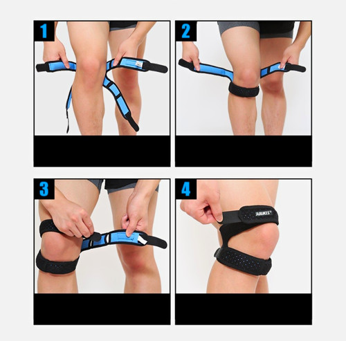 Dual patella knee strap brace - dual,