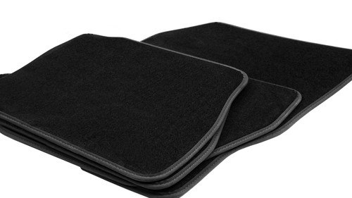 Luxury plush black carpet - black,