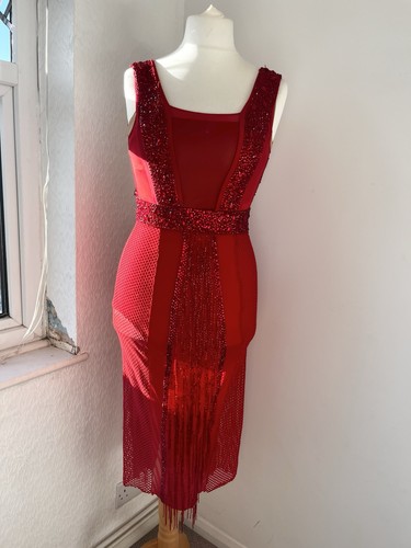 Red latin dress - latin,