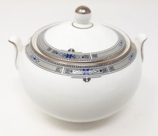 Wedgwood Amherst Covered Or Lidded Sugar Bowl Squat Shape Very Good Cond First