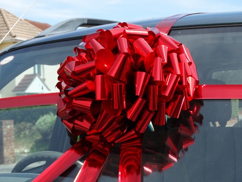 Mega big car bow - big,