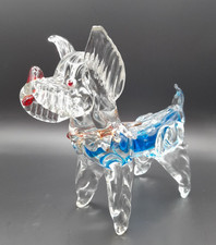 Vtg MURANO Italian Art Glass SCOTTIE DOG Terrier Figure 19cm Tall 1.22kg