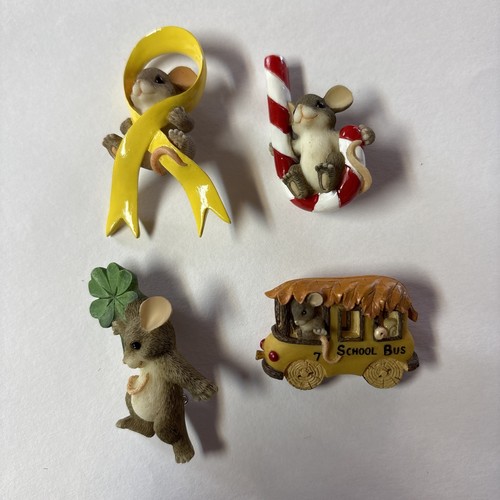 Charming tails lapel pin lot - charming,