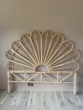Mid Century Rattan Peacock