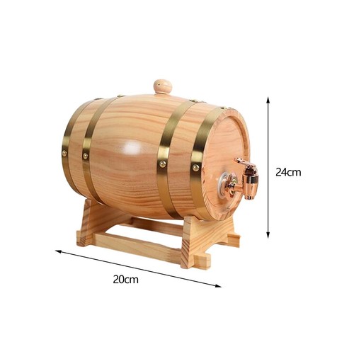Oak wine barrel port keg - oak,