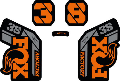 Fox factory forks decals - 38,