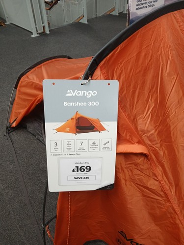 Vango banshee 300 tent - tent, man