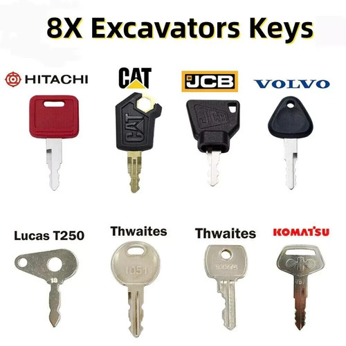 Master plant key excavator - 8,