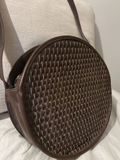 Fat face  Leather Shoulder Bag