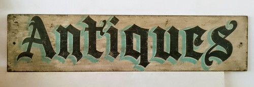 Antiques painted wooden - antiques,