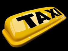 LETTERCRAFT 24" LED Magnetic Hackney Cab Taxi Meter Top Sign Roof Light - Yellow