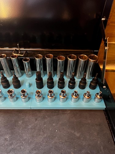Socket organiser rail - 3/8, |