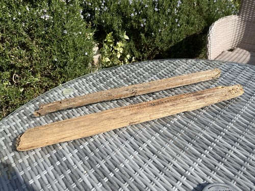 Pieces long flat driftwood - pieces,