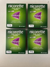 4 X Packs Of 20 Nicorette 15mg