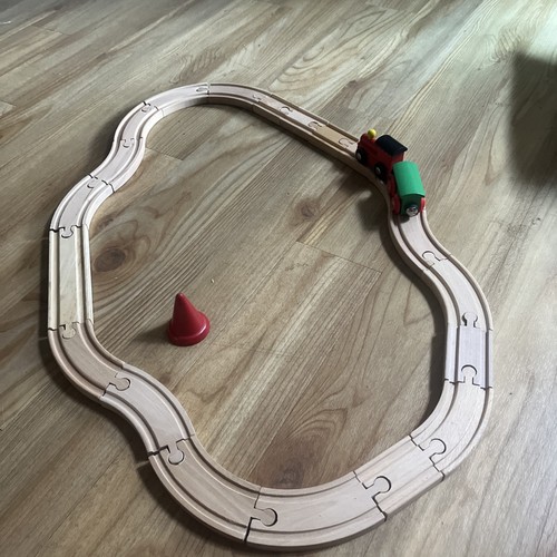 Small wooden train - train, set