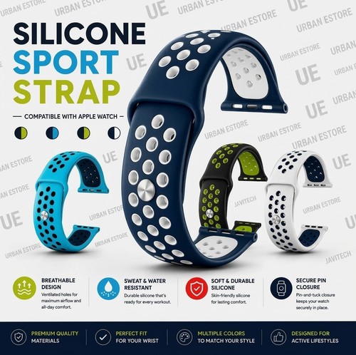 Silicone sport band for - band, apple