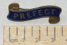 vintage enamel School Prefect
