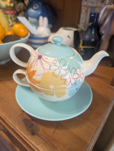 Portmeirion crazy daisy teapot - crazy,