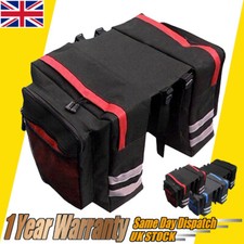 Bike Bicycle Seat Rear Bag Waterproof Pannier Rack Pack Shoulder Cycling