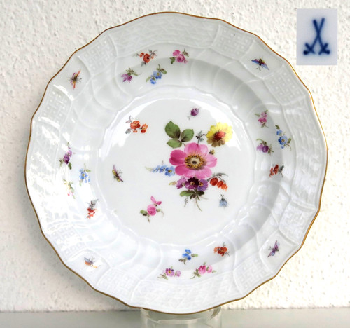 Meissen porcelain plate - meissen,