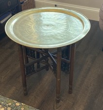 Vintage Moroccan Brass Top