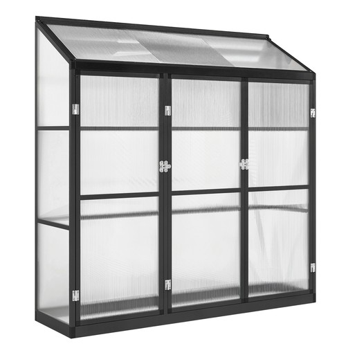 Outsunny lean polycarbonate - outsunny,