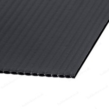 Black Fluted 3mm Correx Board
