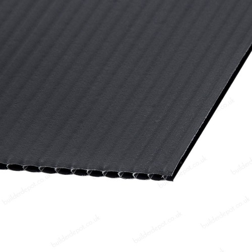Black fluted 3mm - fluted,