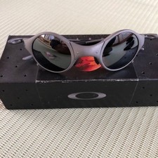 OAKLEY Mars X-Metal Black Iridium Sunglasses with Box Cleaning Cloth Used
