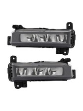Pair LED Front Bumper Fog Lights For BMW G20 G21 X1 F48 LCI F45 F46 63178089526
