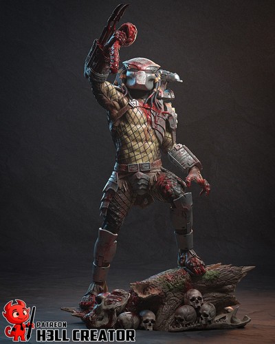 Predator printed statue - predator,