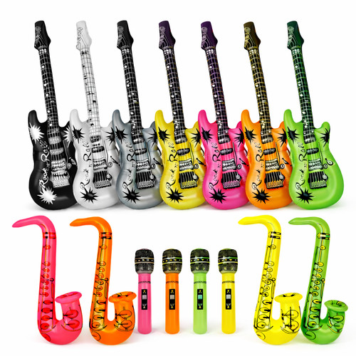 Inflatable music instruments - music,