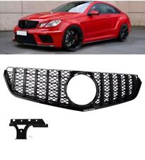 GT Style Front Grill Grille Gloss Black For Mercedes E-Class W207 C207 2009-2013