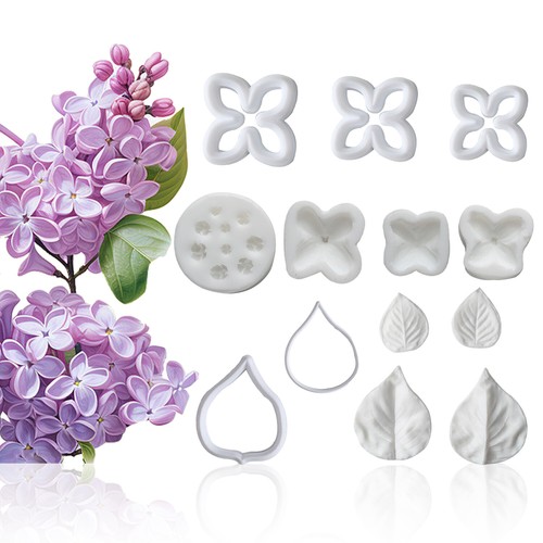 Hyacinth sugar flower mold - flower,