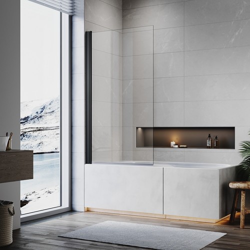 Over bath shower - bath, 180°