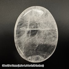 Crystal quartz palm worry