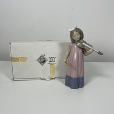 NAO by Lladro Porcelain Figure - Niña Violin, Girl with Violin (01034)