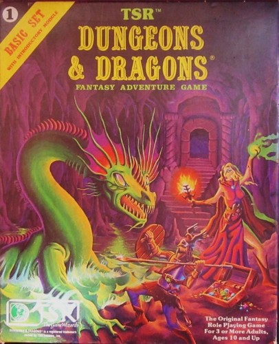 Tsr dungeons dragons basic set - basic,
