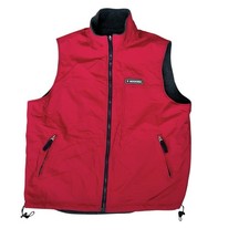 Abercrombie & Fitch Men's Charcoal and Red Vest Reversible Men’s XL (no tag)