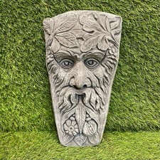 Concrete Green Tree Man Wall
